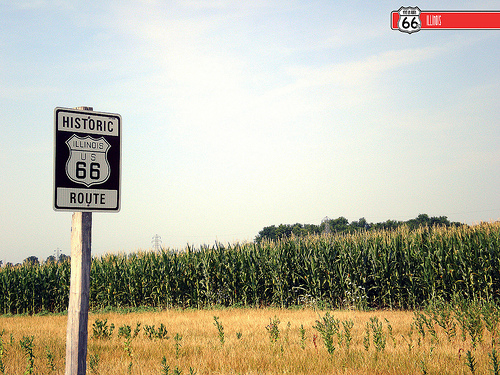 Campos de maíz en Illinois.