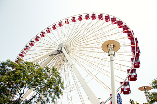Ferris Wheel, la noria más famosa de Chicago.