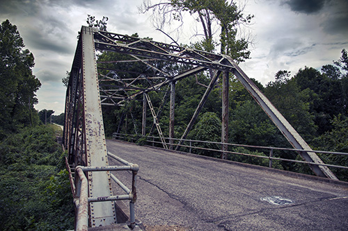 Steel Truss Bridge. SPENCER, MO.